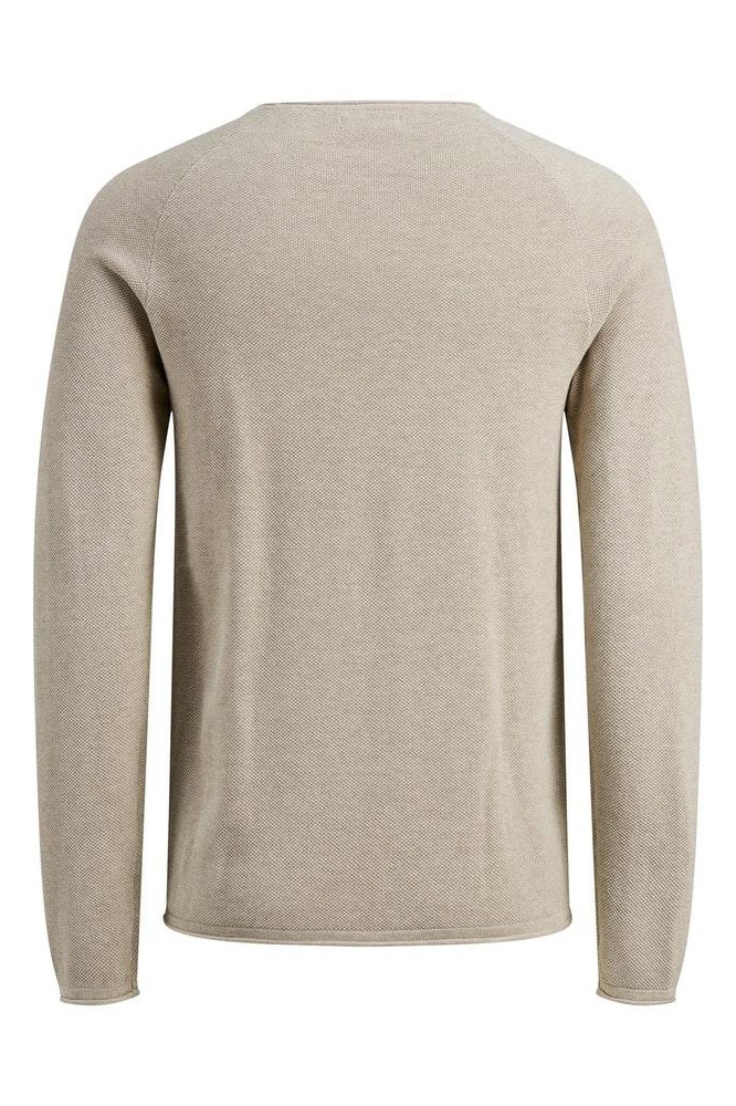 JJEHILL KNIT CREW NECK NOOS 12157321 OATMEAL/MELANGE